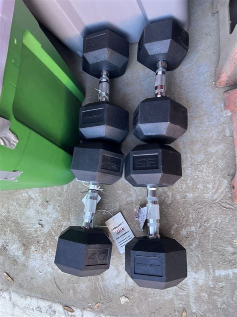 Dumbbells Sets 40 lb 35 lb (read) for Sale in Phoenix, AZ - OfferUp