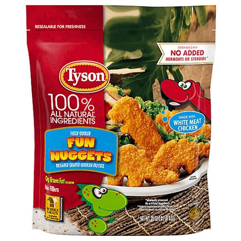 Tyson Fun Nuggets, Fully Cooked 29 oz | Beef | Hames Corporation