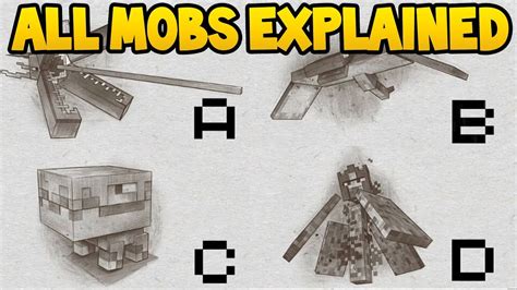 Minecraft - All 4 New Boss Mobs EXPLAINED! - YouTube