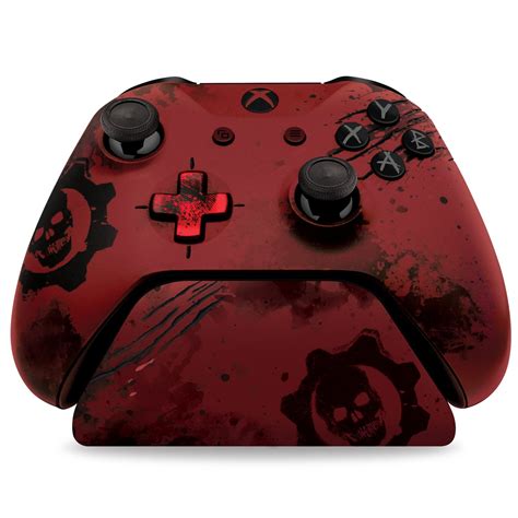 Xbox One Controller Gears of War 4 Crimson Omen Limited Edition Stand ...