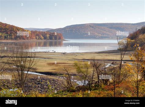 Allegheny River in Allegheny National forest with fall colors Stock Photo - Alamy