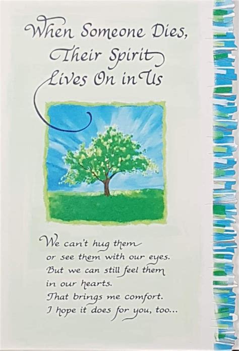 Blue Mountain Arts Card - Sympathy / We Can't Hug Them