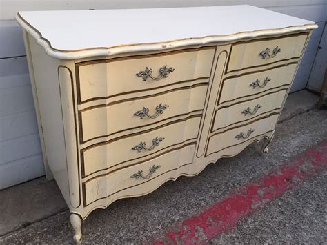 French provincial wood double eight drawer dresser & mirror by Dixie for sale in Irving, TX ...