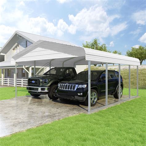 Classic Carport - 18'W x 20'L x 8'H - Carport or Shelter - Building Kits