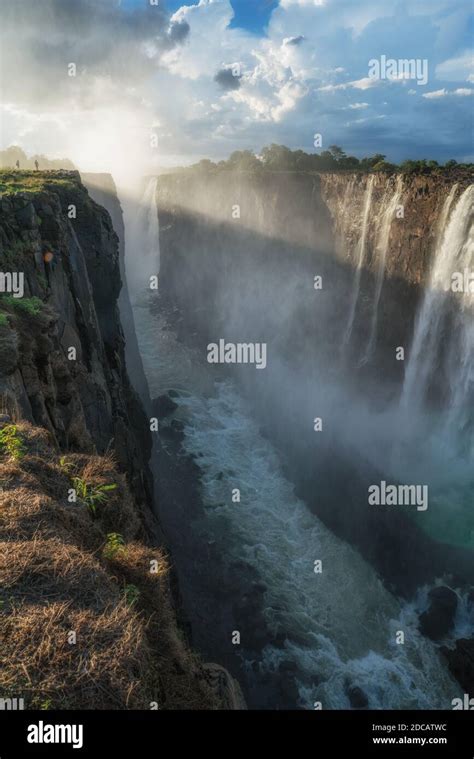 Victoria Falls, Zimbabwe side Stock Photo - Alamy