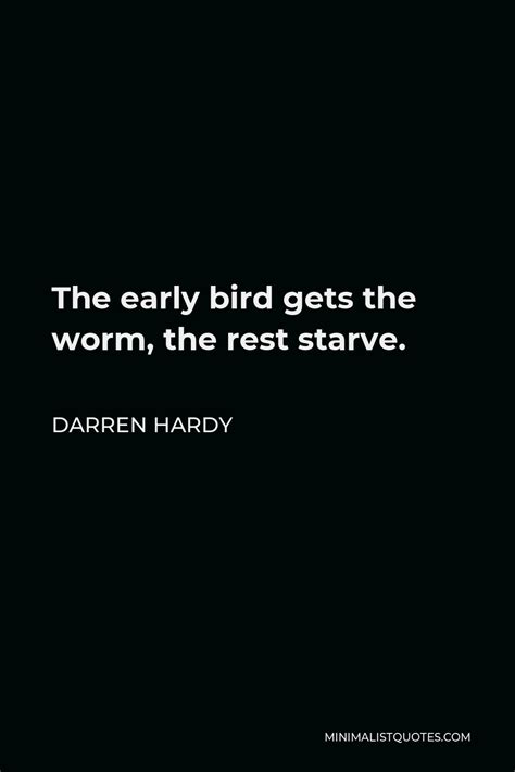 Early Bird Quotes | Minimalist Quotes