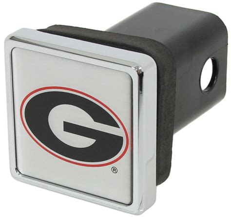 Georgia Bulldogs Trailer Hitch Receiver Cover - 2" Hitches - Square ...