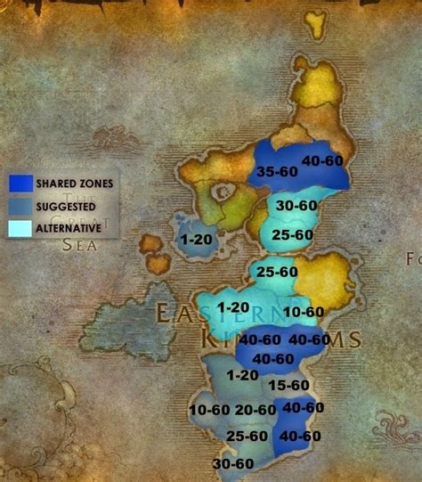 Wow Classic Leveling Zones Map - vrogue.co