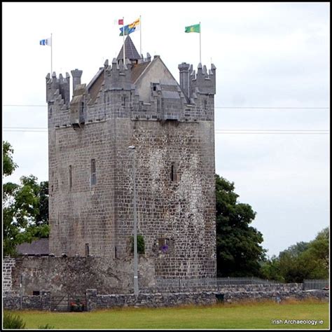 Claregalway castle. Closely associated with the Burke family, this 15th century fortress was ...