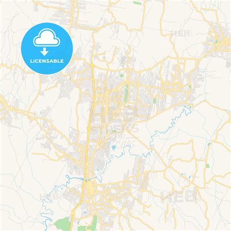 Printable street map of Novo Hamburgo, Brazil - HEBSTREITS