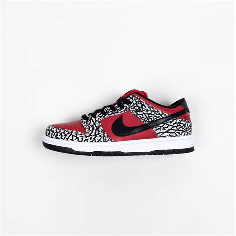 Supreme x Nike SB Dunk Low “Red Cement” For Sale – FastShip