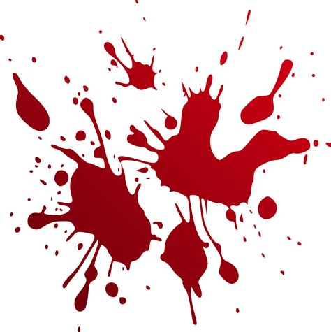 Red blood splatter stain vector illustration 25902038 Vector Art at ...