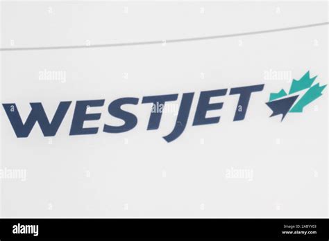 WestJet logo seen at Hartsfield-Jackson Atlanta International Airport Stock Photo - Alamy