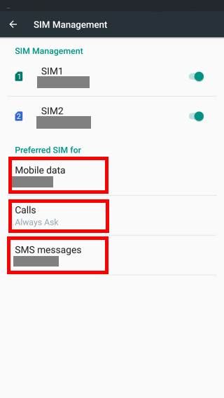 How to set and use default SIM card for calls, messages and mobile data ...