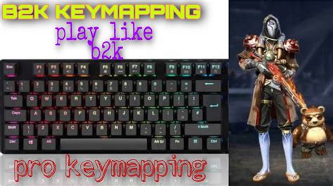 play free fire like B2K || easy and best keymapping || part 1 - YouTube