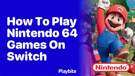 How to Play Nintendo 64 Games on Your Switch - Playbite