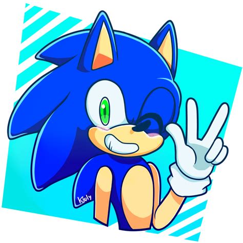 Sonic Cute by Kjuly on DeviantArt