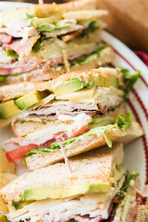 The BEST Triple Decker Club Sandwich - Oh Sweet Basil