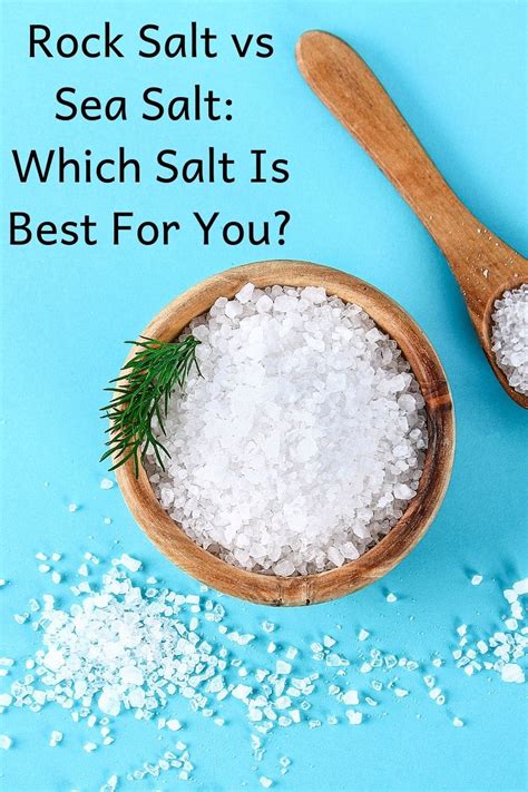 Rock Salt vs Sea Salt: Which Salt is Best For You? - The Kidney Dietitian