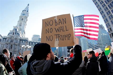 Anti-Trump protests dominate start of his presidency - CBS News