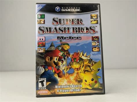 Super Smash Bros. Melee Authentic Nintendo Gamecube Game | Etsy