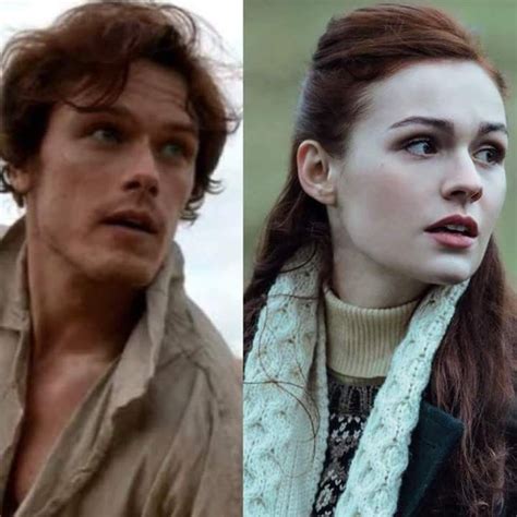 Jamie and Brianna....father and dichter. Outlander | Outlander tv ...