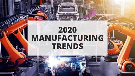 2020 Manufacturing Trends - What Is Going To Be Big? - Rowse