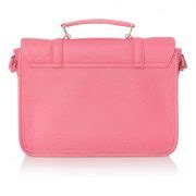 Pink Laser Cut Satchel Bag - Ladies Handbags UK - Satchels, Messenger ...