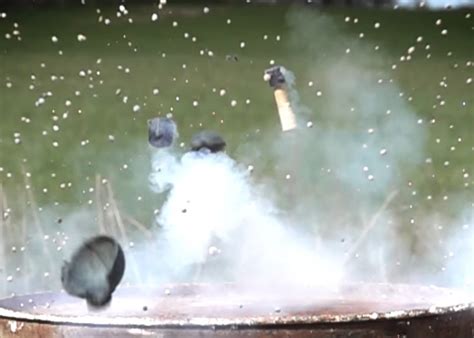 Super Slow-Mo Airsoft Grenade Explosion | Popular Airsoft