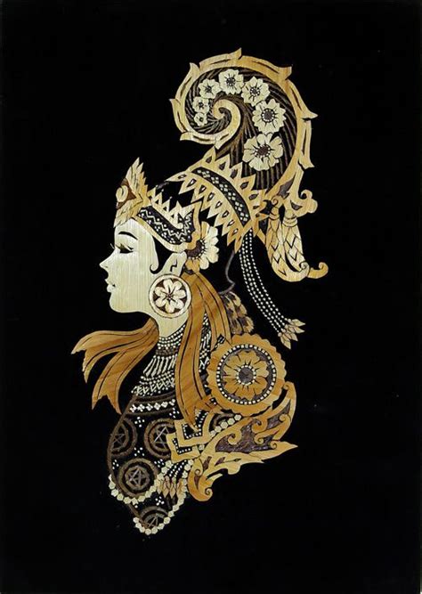 Myanmar,Art painting,straw painting,collage,Humanities,ethnic design ...