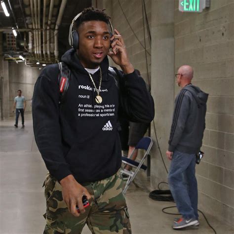 Donovan Mitchell Wears 'Rookie?' Sweatshirt Amid Ben Simmons ROY Battle ...