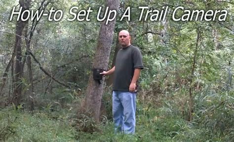 Learn basics of setting up trail cameras