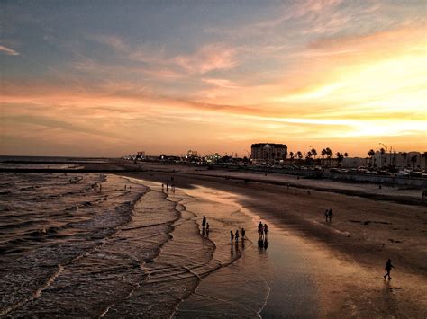 Sunset over Galveston, Texas. | Galveston, Sunset, Photo