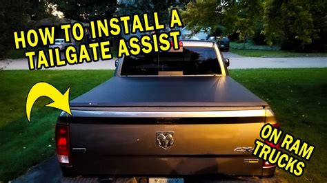 How to Install a Tailgate Assist on a Dodge Ram - YouTube