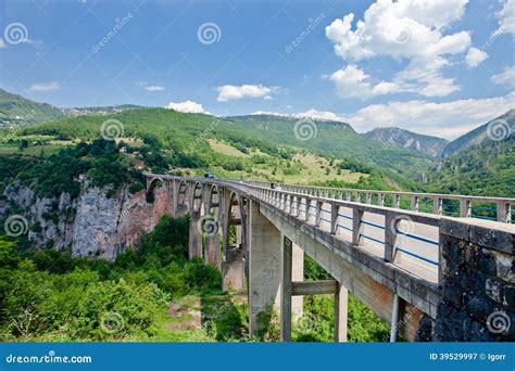 The Highest Bridge in Europe.Montenegro . Stock Image - Image of high ...