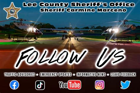 FOLLOW THE LEE COUNTY SHERIFF'S OFFICE ON SOCIAL MEDIA! (Lee County ...