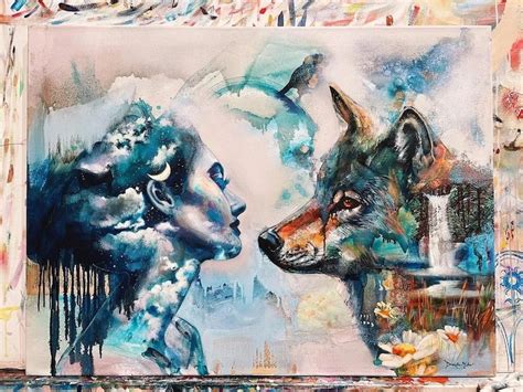 Artist’s ‘Abstract Realism’ Paintings Capture the Wild Bond Between ...