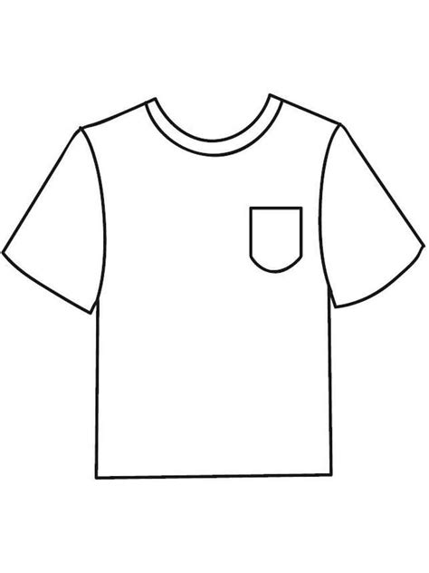 T-shirt coloring pages