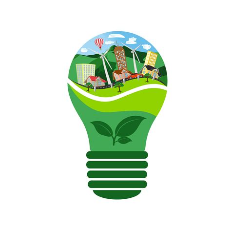 eco bulb, renewable energy concept | Pre-Designed Illustrator Graphics ~ Creative Market