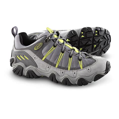 Men's Oboz® Hyalite Approach Shoes, Gray / Yellow - 154801, Hiking Boots & Shoes at Sportsman's ...