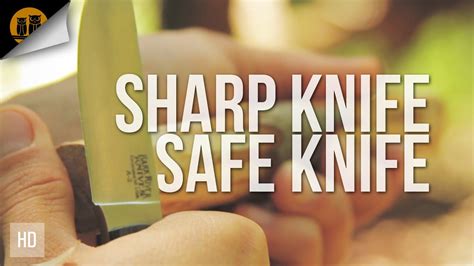 Sharp Knife Safe Knife Safety - YouTube