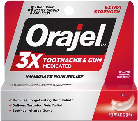 Orajel Severe Toothache Gel - 0.25 oz, 2 Pack, Instant Pain Relief in Nepal at NPR 0, Rating: 4.6