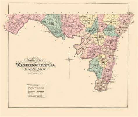 [WASHINGTON CO.] An Illustrated Atlas of Washington County, Maryland