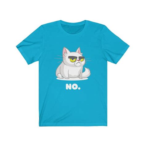 Grumpy Cat Says No Funny T-shirt Cat Lover Grumpy Cat Unisex Men ...