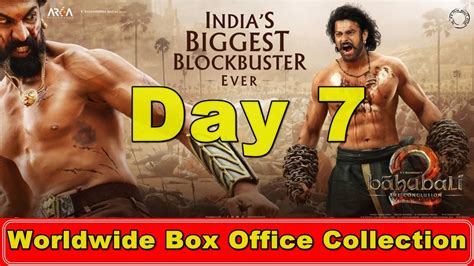 Bahubali 2 Worldwide Box Office Collection Day 7 - YouTube