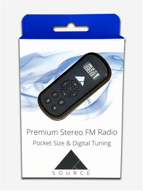 Source FM Radio – Portable, Mini Pocket Sized & Battery Operated