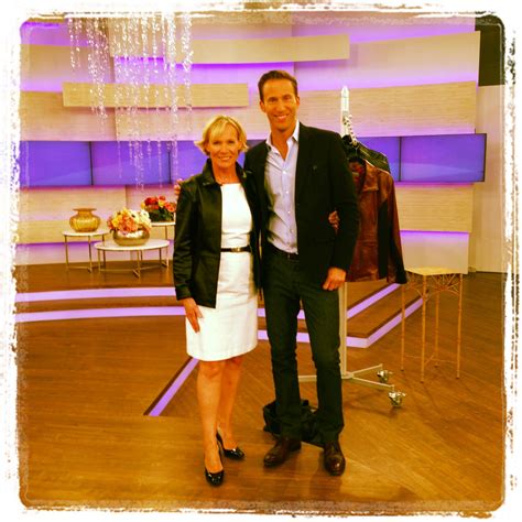 Host Lisa Griffin and Canadian Designer Guillaume Poupart having a ball on set at #TSC Discover ...