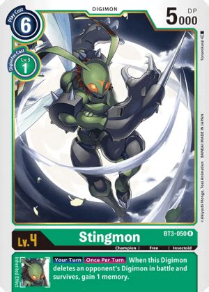 Digimon Stingmon Evolution