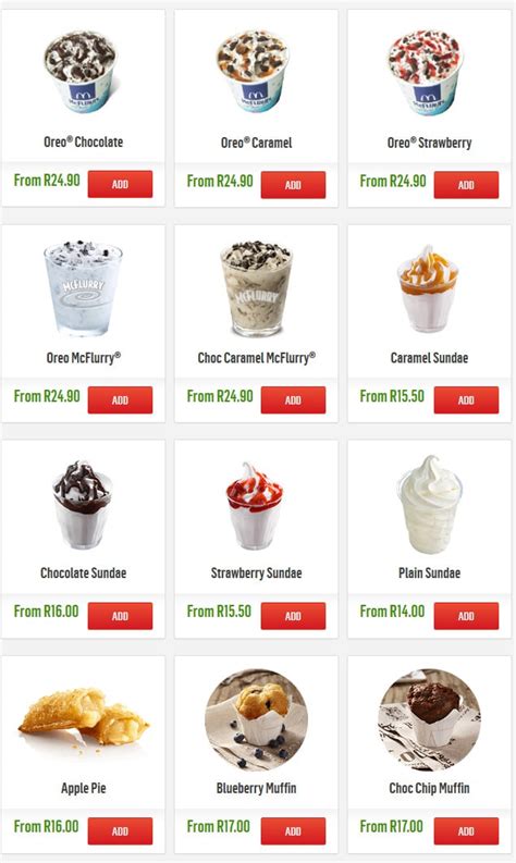 McDonald's Menu Prices & Specials