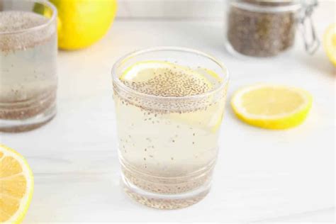 Lemon Chia Seed Water - Plant Based Jess